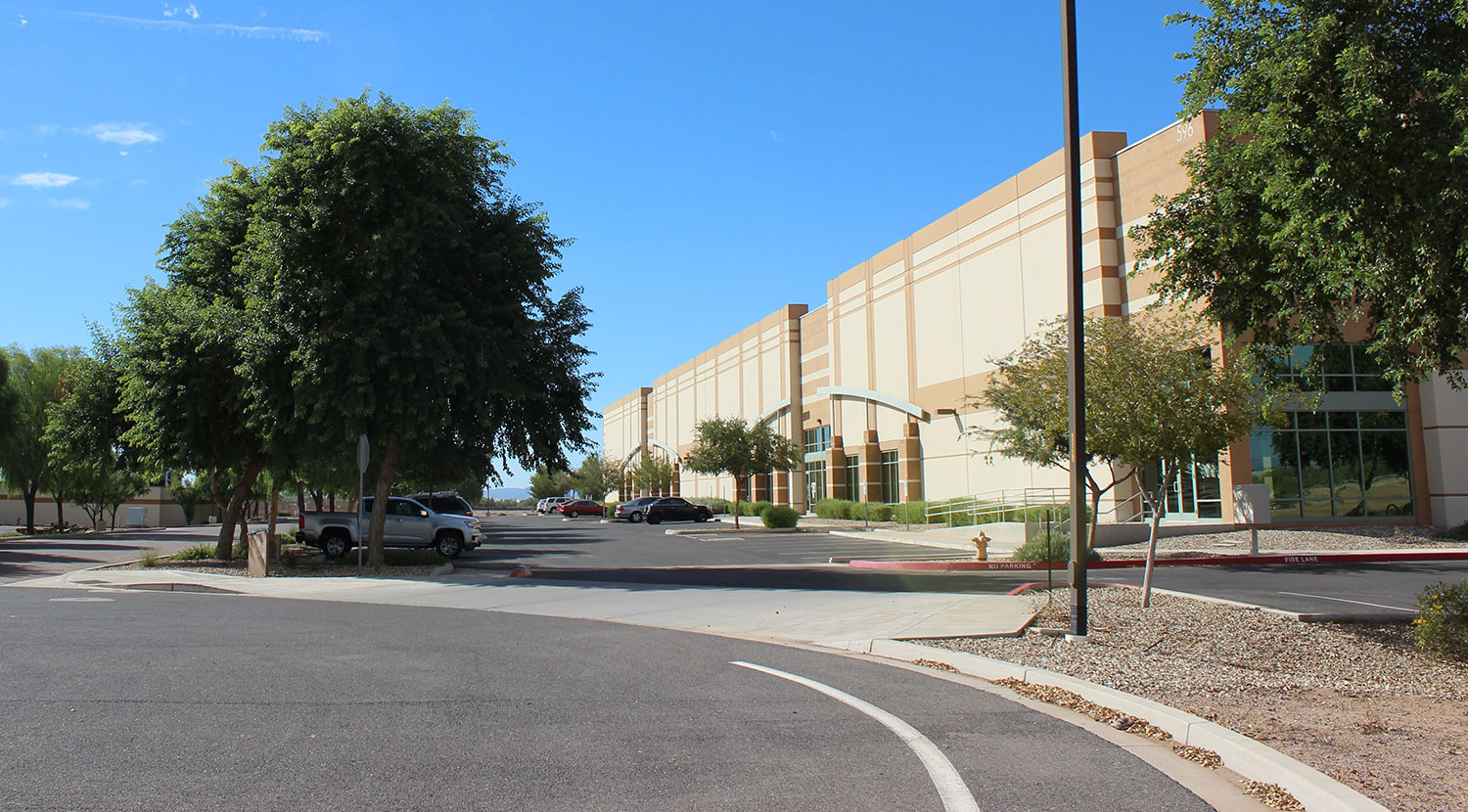Image of Gilbert Business Park and Parking Lot.