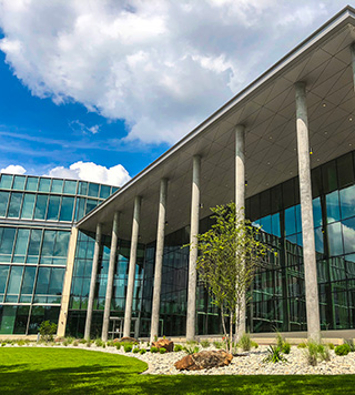 Image of a campus research building.