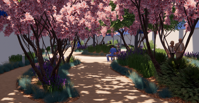Digital Rendering of Landscape