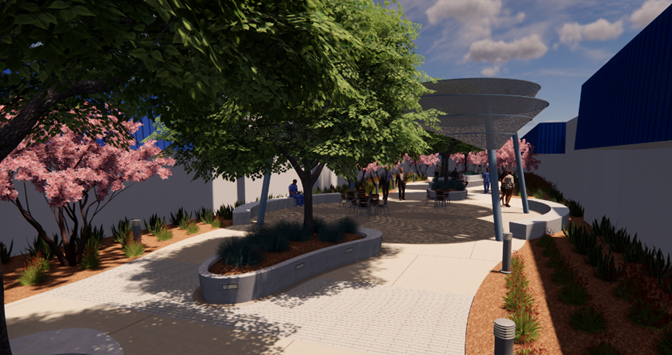 Digital Rendering of Landscape