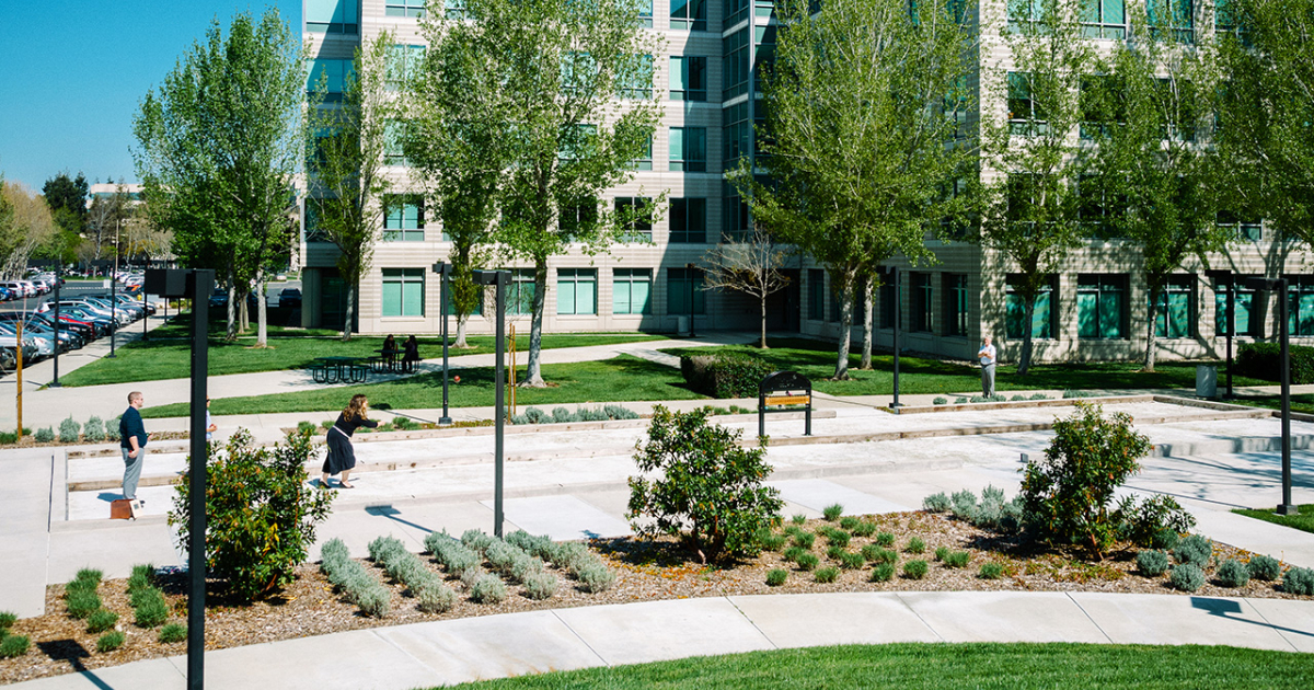 Pleasanton Corporate Commons Bocce Ball Courts