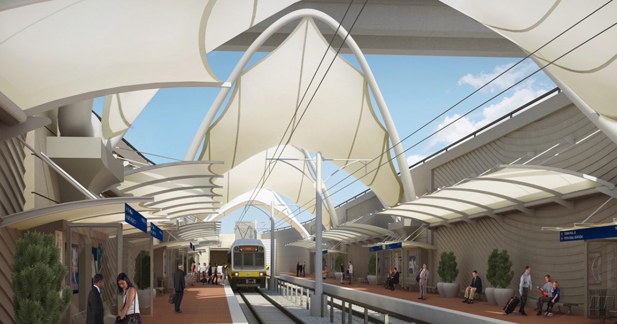 DFW Airport Terminal A DART Station Westwood Professional Services